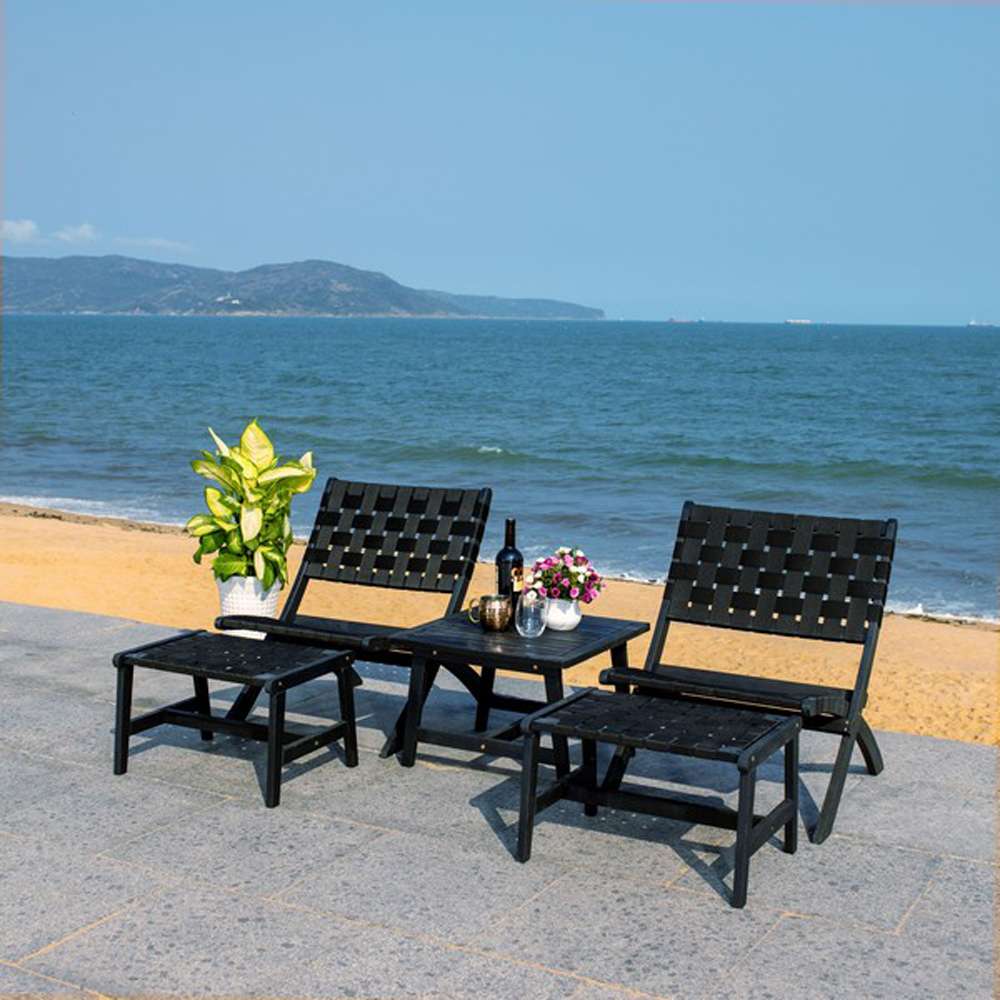 Safavieh - Darryl Living Set - Black - Black - PAT7078C veiw 2