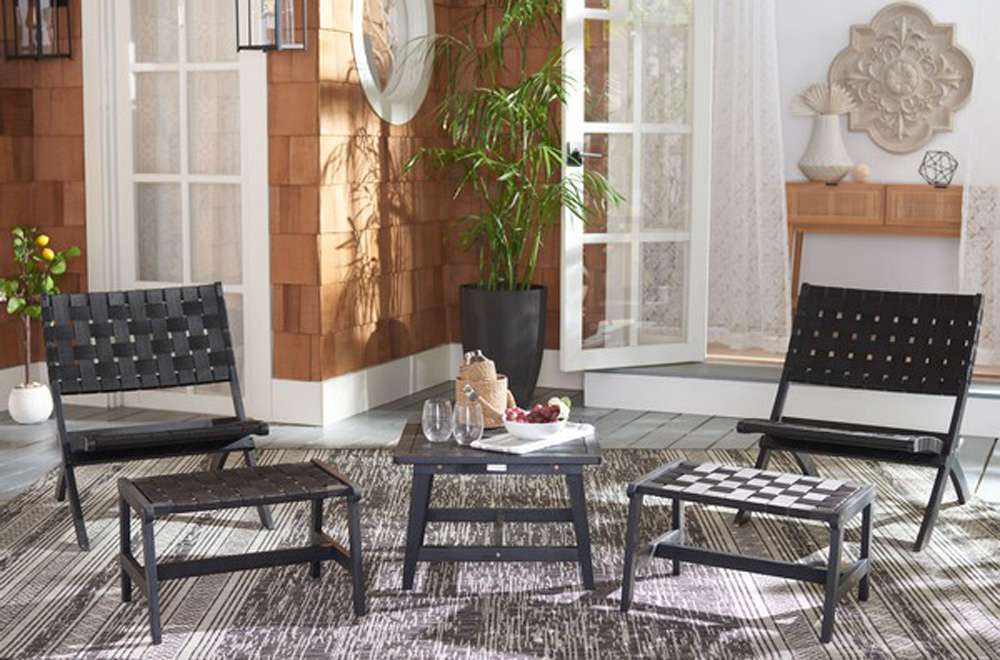 Safavieh - Darryl Living Set - Black - Black - PAT7078C veiw 3