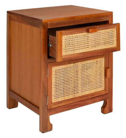 Safavieh - Dave 1 Drwr 1 Door Nightstand - Natural - NST4003A veiw 4