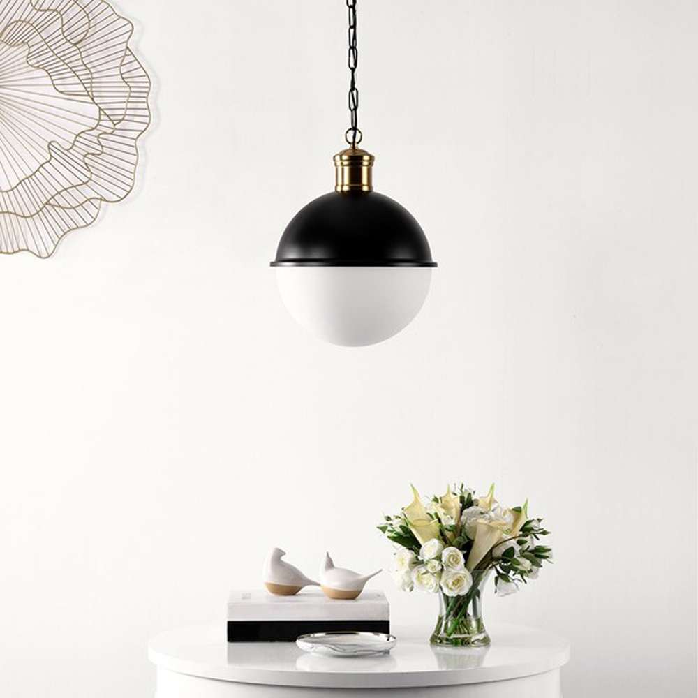 Safavieh - Daylily 12.7 Inch Pendant - Black - Brass - PND4139A veiw 1