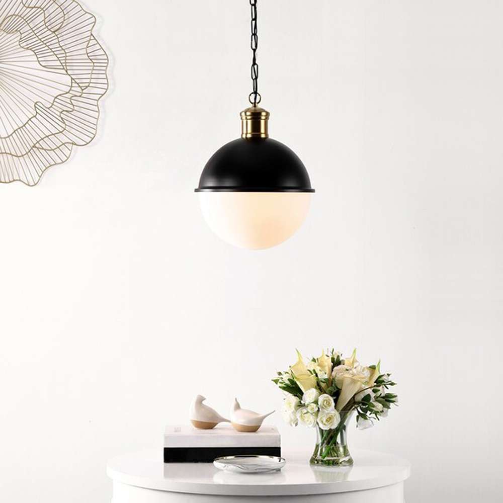 Safavieh - Daylily 12.7 Inch Pendant - Black - Brass - PND4139A veiw 2