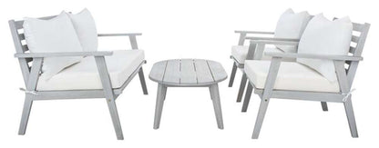 Safavieh - Deacon 4 Pc Living Set - Grey - Beige - PAT7050H veiw 3