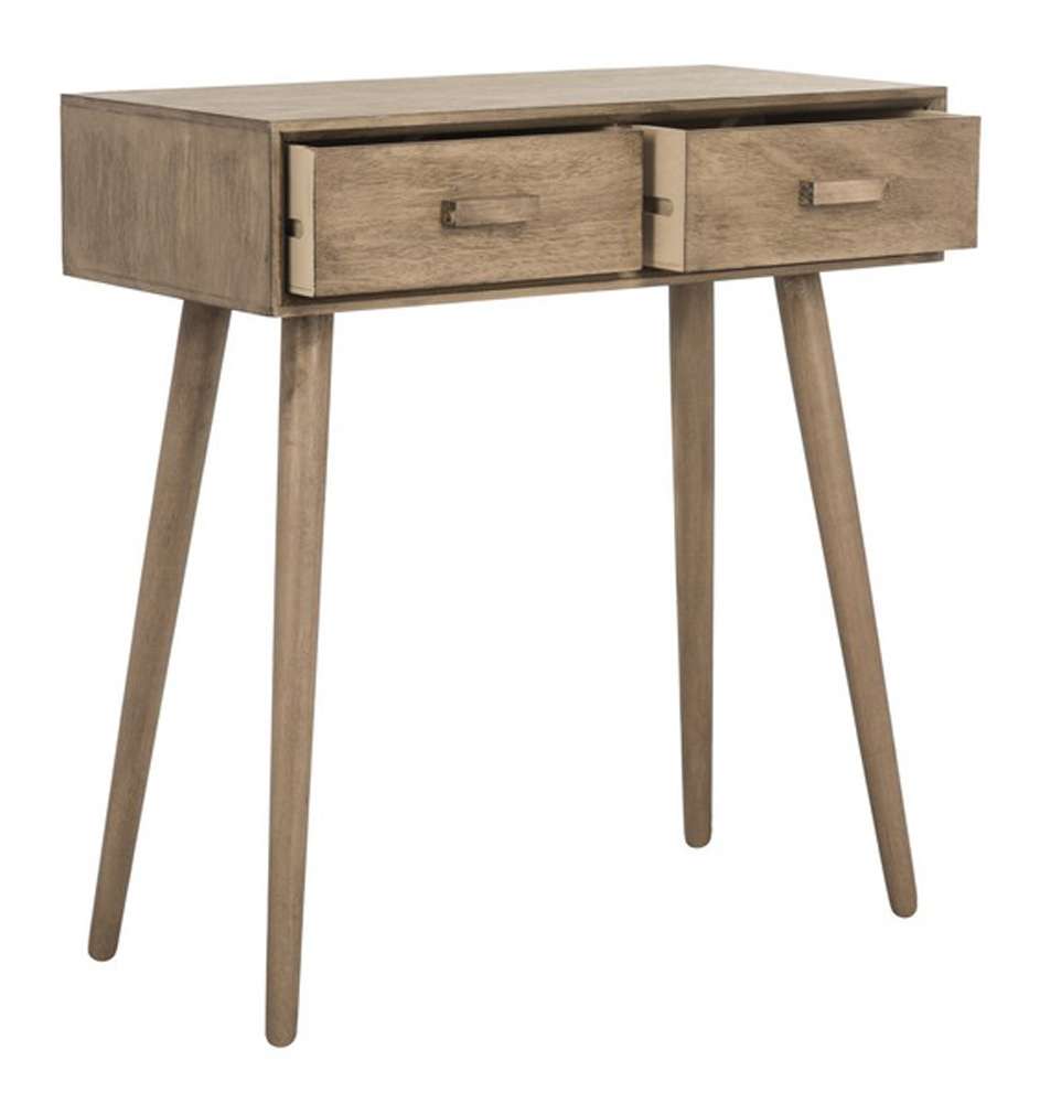 Safavieh - Dean 2 Drawer Console Table - Light Brown - COF5701B veiw 4