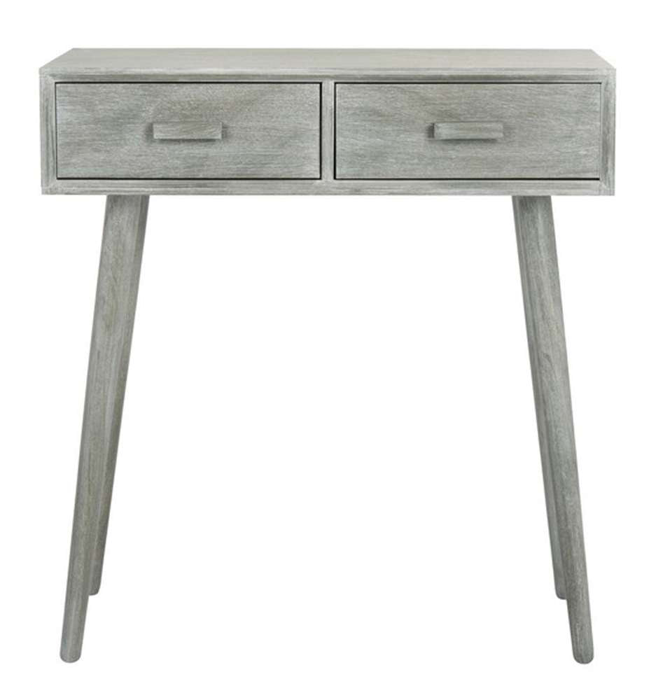 Safavieh - Dean 2 Drawer Console Table - Slate - Grey - COF5701C veiw 2