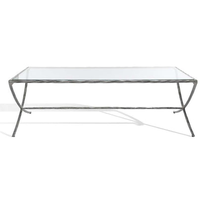 Safavieh - Couture - Debbie Rect Metal Coffee Table - Silver - SFV9522B veiw 2