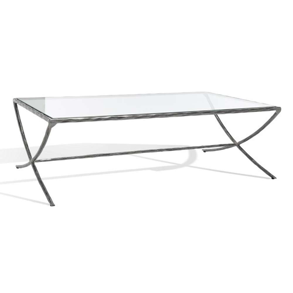 Safavieh - Couture - Debbie Rect Metal Coffee Table - Silver - SFV9522B veiw 4