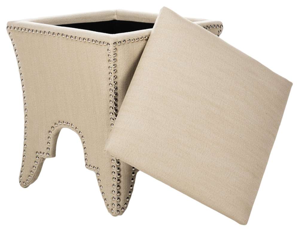 Safavieh - Deidra Ottoman - Beige - MCR4663J veiw 4