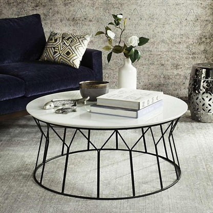 Safavieh - Deion Coffee Table - White - FOX4259B veiw 2