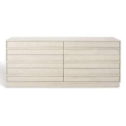 Safavieh - Couture - Deirdra 6 Drawer Wood Dresser - White Washed - SFV2139A veiw 3