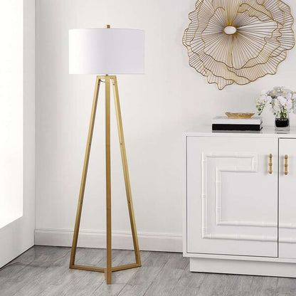 Safavieh - Deisa 64in Floor Lamp - Gold - FLL4101A veiw 1