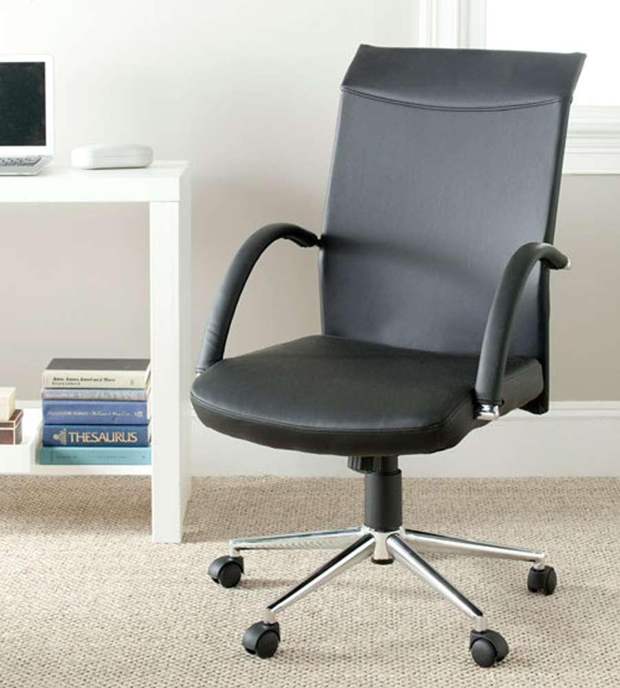 Safavieh - Dejana Desk Chair - Black - FOX8506A veiw 2