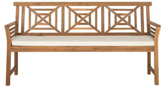 Safavieh - Del Mar 3 Seat Bench - Natural - Beige - PAT6737A veiw 1