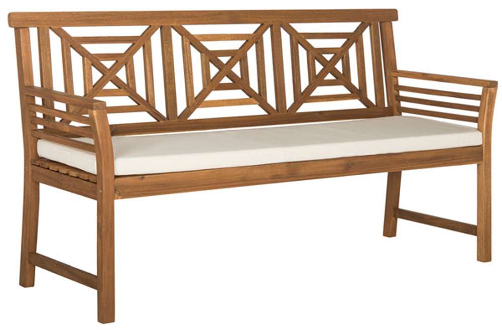 Safavieh - Del Mar 3 Seat Bench - Natural - Beige - PAT6737A veiw 3