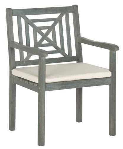 Safavieh - Del Mar Dining Set - Ash Grey - Beige - PAT6722B veiw 1