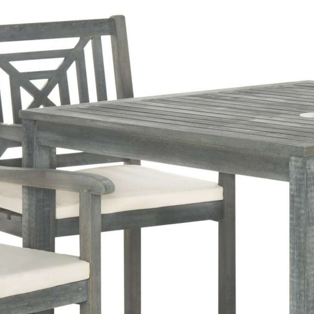 Safavieh - Del Mar Dining Set - Ash Grey - Beige - PAT6722B veiw 2
