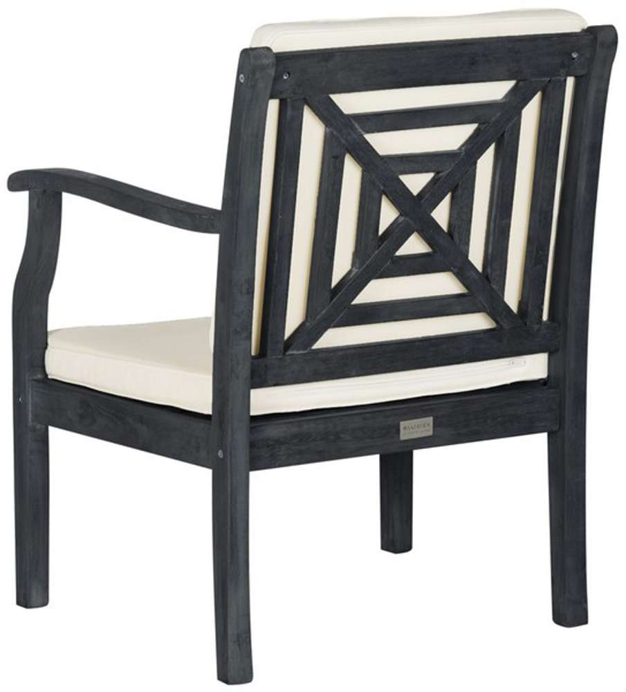 Safavieh - Del Mar Outdoor Set - Dark Slate Gray - Beige - PAT6717K veiw 3