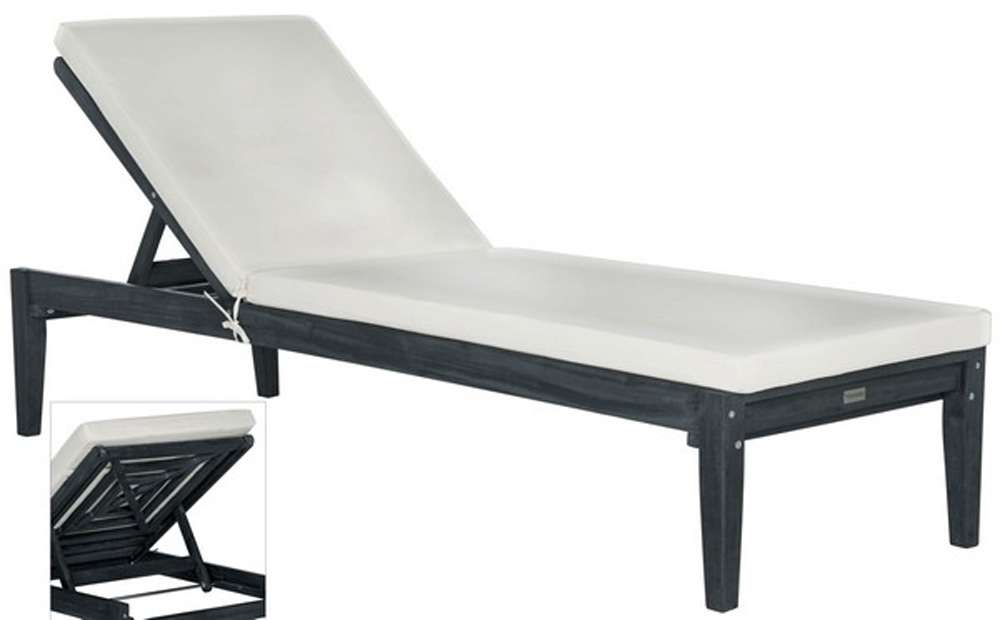 Safavieh - Del Mar Sunlounger - Dark Slate Gray - Beige - PAT6730K veiw 2