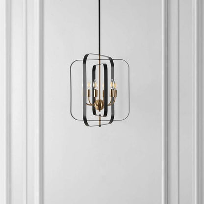 Safavieh - Dellyth 6 Lt 20in Pendant - Black - Brass - PND4195A veiw 1
