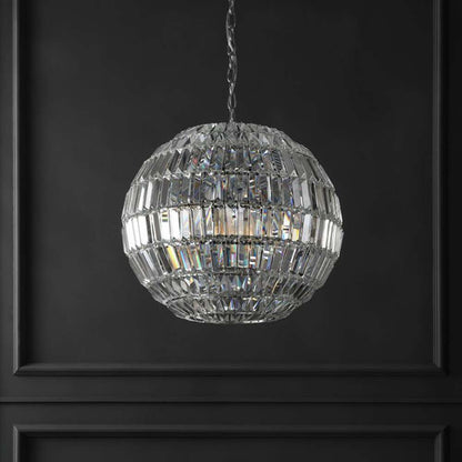 Safavieh - Couture - Demarco Small Crystal Chandelier - Chrome - CTL1004A veiw 1