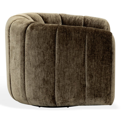 Safavieh - Demetri Chenille Swivel Chair / Brown - SFV6108B view 4