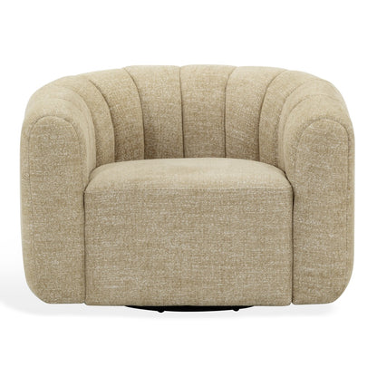 Safavieh - Demetri Chenille Swivel Chair / Light Brown - SFV6108E view 1
