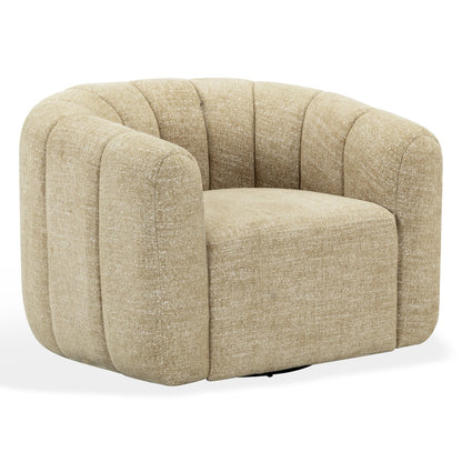 Safavieh - Demetri Chenille Swivel Chair / Light Brown - SFV6108E view 3