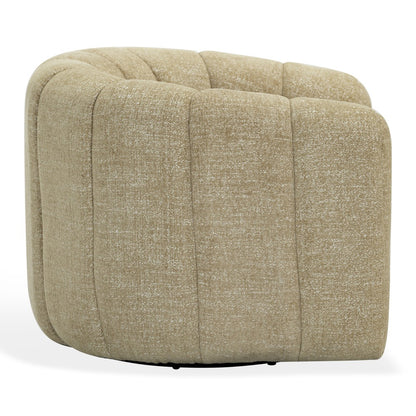 Safavieh - Demetri Chenille Swivel Chair / Light Brown - SFV6108E view 4