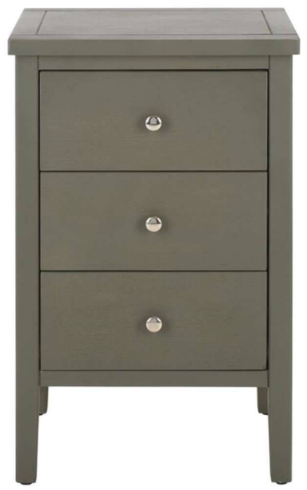 Safavieh - Deniz Night Stand W/Storage - Ash Grey - AMH6628A veiw 1