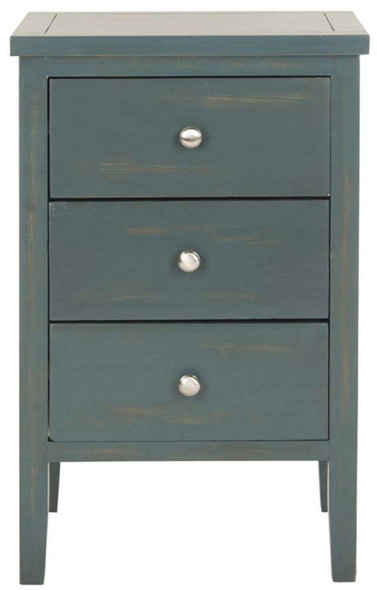 Safavieh - Deniz Night Stand W/Storage - Dark Teal - AMH6628B veiw 1