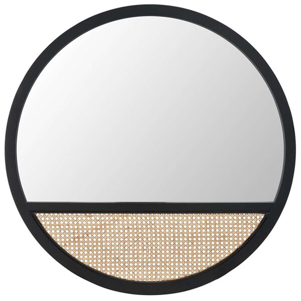 Safavieh - Derby 35.5in Mirror - Black - Natural - MRR2013A veiw 1
