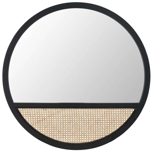 Safavieh - Derby 35.5in Mirror - Black - Natural - MRR2013A veiw 1