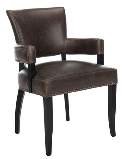 Safavieh - Desa Arm Chair - Antique Brown - MCR4691A veiw 2