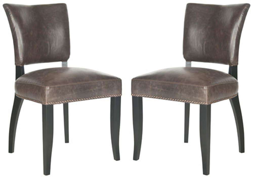 Safavieh - Desa Side Chair - Antique Brown  (Set of 2) - MCR4690A-SET2 veiw 1