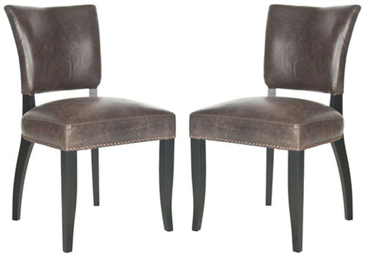 Safavieh - Desa Side Chair - Antique Brown  (Set of 2) - MCR4690A-SET2 veiw 1