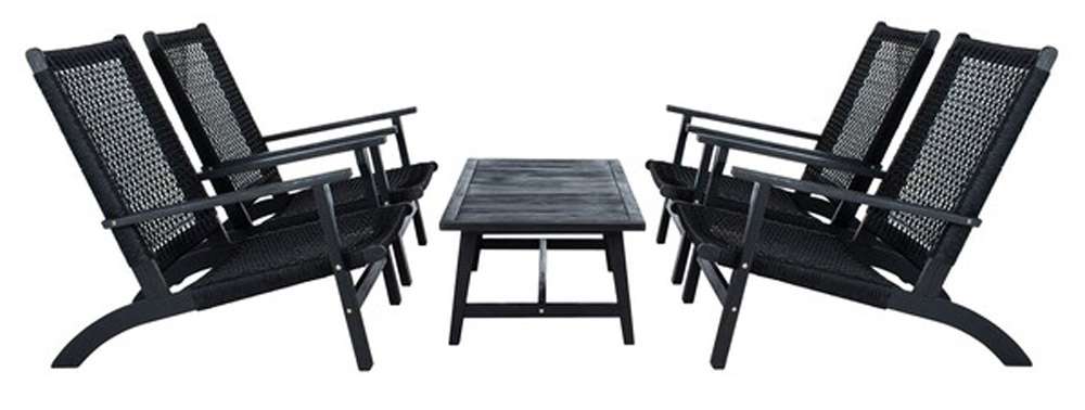 Safavieh - Deven Living Set - Black - Black - PAT7079C veiw 1