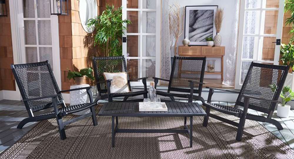 Safavieh - Deven Living Set - Black - Black - PAT7079C veiw 2