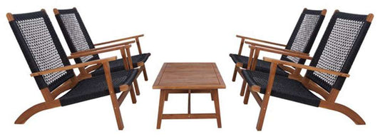 Safavieh - Deven Living Set - Natural - Black - PAT7079E veiw 1