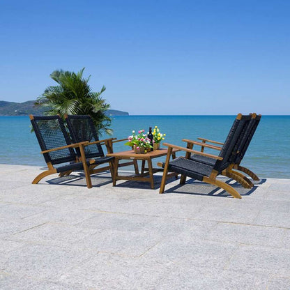 Safavieh - Deven Living Set - Natural - Black - PAT7079E veiw 2