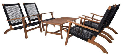 Safavieh - Deven Living Set - Natural - Black - PAT7079E veiw 4