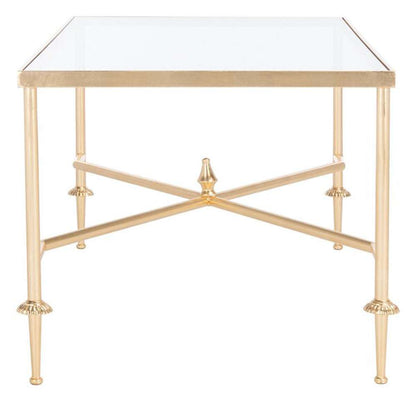 Safavieh - Couture - Devi Gold Leaf Coffee Table - Gold - AMH8332A veiw 4