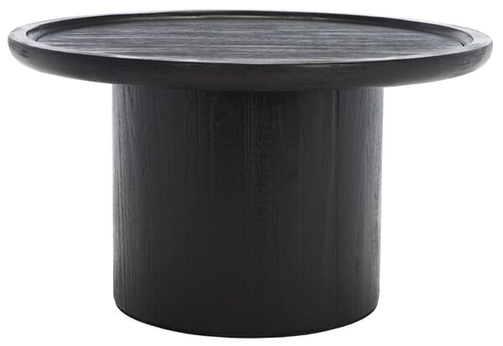 Safavieh - Devin Round Coffee Table - Black - COF6600D veiw 1