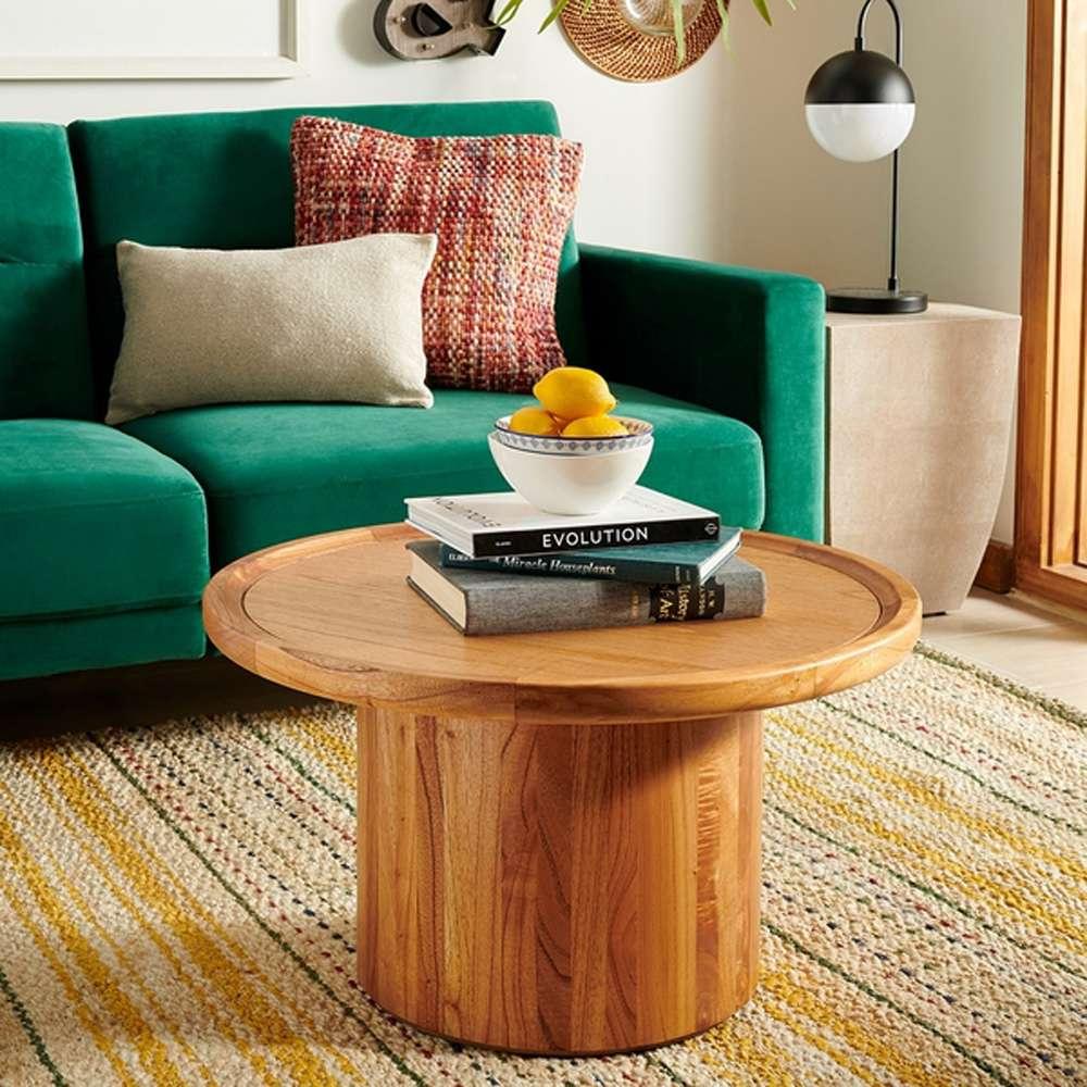 Safavieh - Devin Round Coffee Table - Natural - COF6600A veiw 2