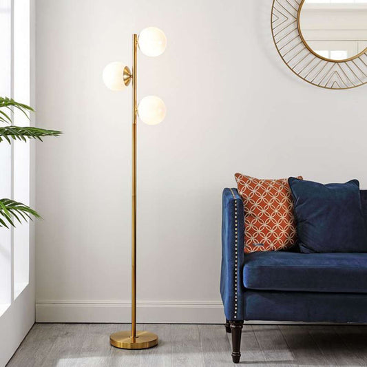 Safavieh - Devlyn 3Lt 62in Floor Lamp - Gold - FLL4104A veiw 2