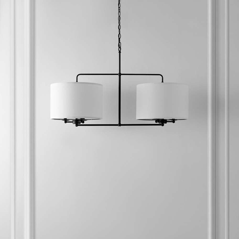 Safavieh - Devney 6Lt 40in Chandelier - Black - CHA4041A veiw 1