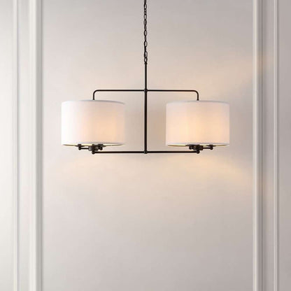 Safavieh - Devney 6Lt 40in Chandelier - Black - CHA4041A veiw 2