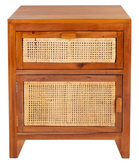 Safavieh - Devon 1 Drwr 1 Door Nightstand - Natural - NST4002A veiw 1