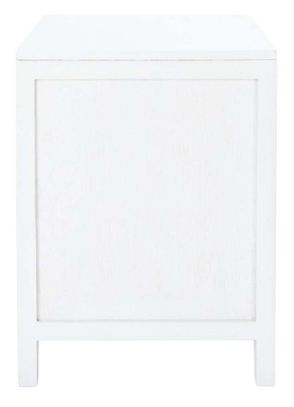 Safavieh - Devon 1 Drwr 1 Door Nightstand - White - Natural - NST4002C veiw 3