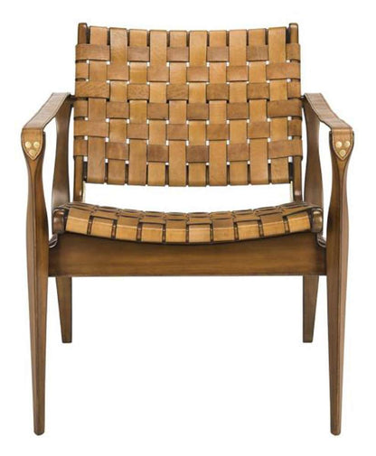 Safavieh - Couture - Dilan Safari Chair - Light Brown - Brown - SFV9005B veiw 2