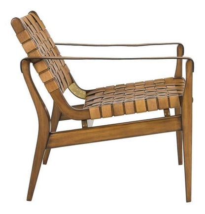 Safavieh - Couture - Dilan Safari Chair - Light Brown - Brown - SFV9005B veiw 4