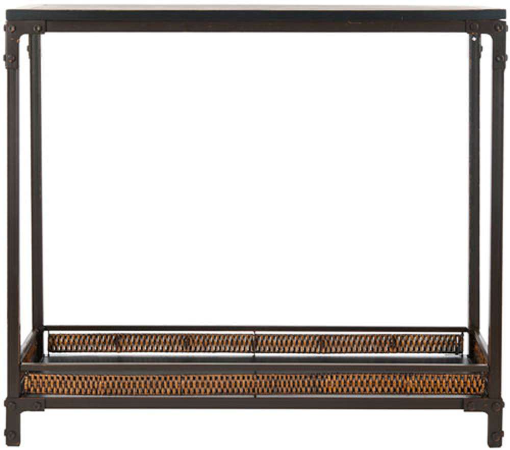 Safavieh - Dinesh Console - Black - Dark Walnut - AMH6548A veiw 1